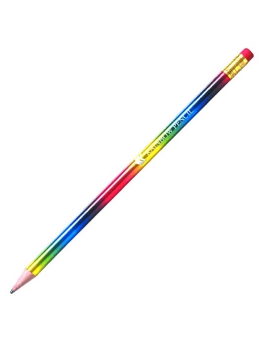 Plastic Pen Rainbow Pencil Retractable Penswith ink colour Lead